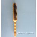  Nylon Brass Wire Brushes Steel Wire Brush 4 Row and 5 Row Supplier